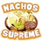 Signmission Nachos Supreme Decal Concession Stand Food Truck Sticker, 8" x 4.5", D-DC-8 Nachos Supreme19 D-DC-8 Nachos Supreme19 - alternate 1